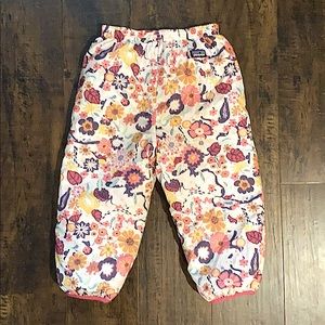 Patagonia girls reversible snow pants